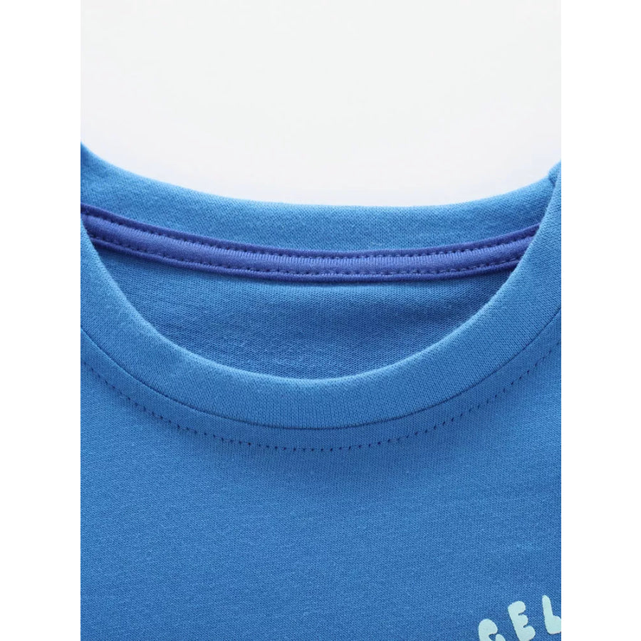 Children’s Sunny Egg Graphic Tee and Shorts Set Apparel and Accessories