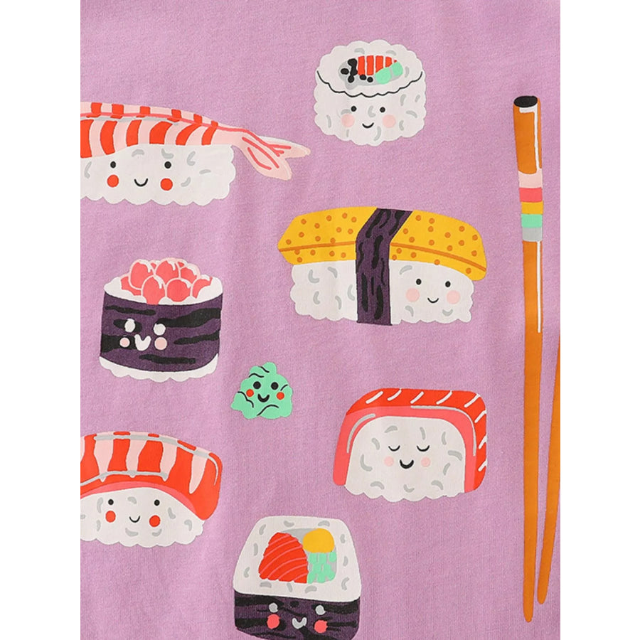 Children’s Sushi Print T-Shirt Apparel and Accessories