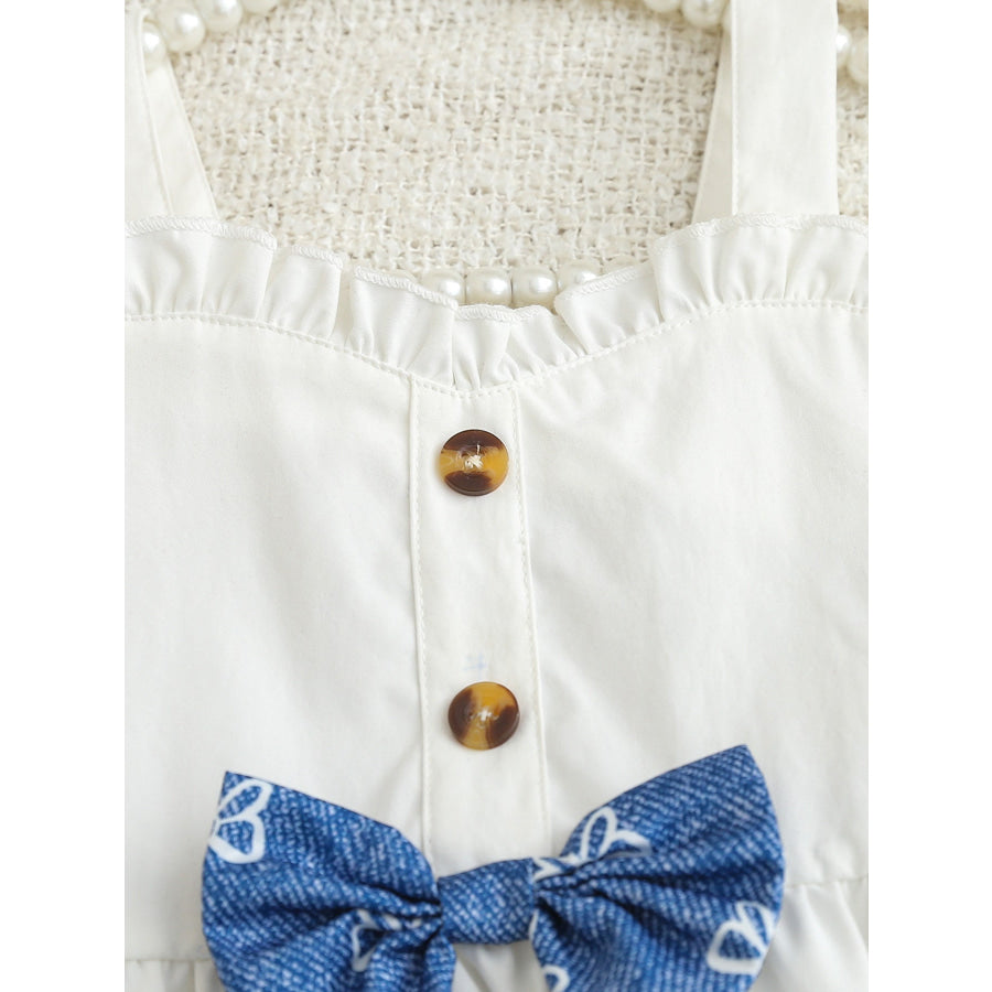 Children’s Sweetheart Neck Cami and Shorts Set Apparel and Accessories