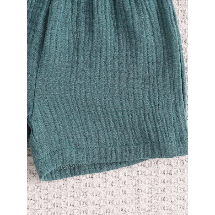 Children’s Textured Cami and Shorts Set Apparel and Accessories