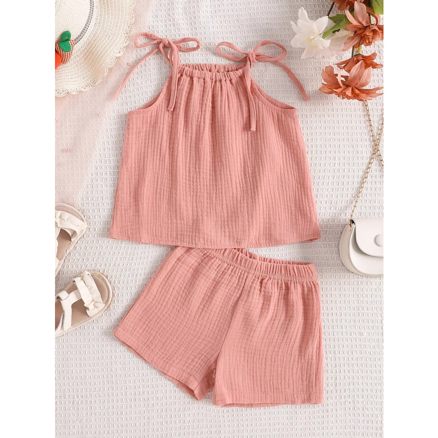 Children’s Textured Cami and Shorts Set Apparel and Accessories
