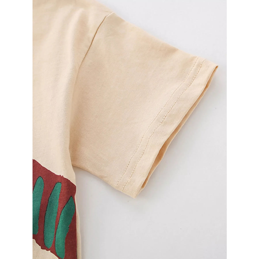 Children’s Tiger Graphic Tee & Shorts Set Apparel and Accessories