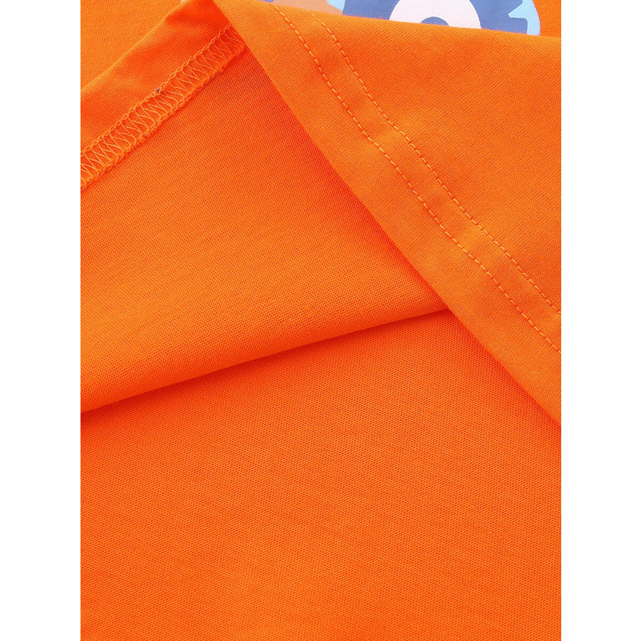 Children’s Tractor Print Casual T-Shirt Apparel and Accessories