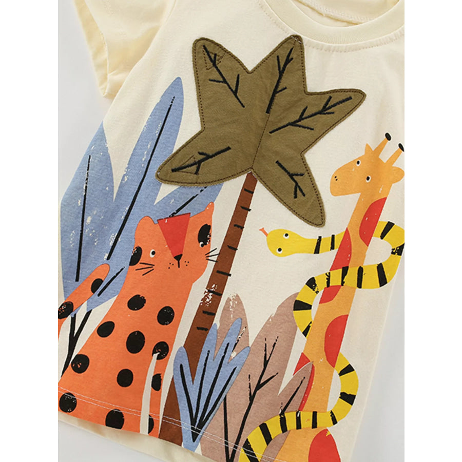 Children’s Tropical Adventure T-Shirt and Shorts Set Apparel and Accessories