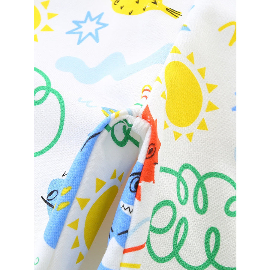 Children’s Tropical Print Casual Shorts Apparel and Accessories