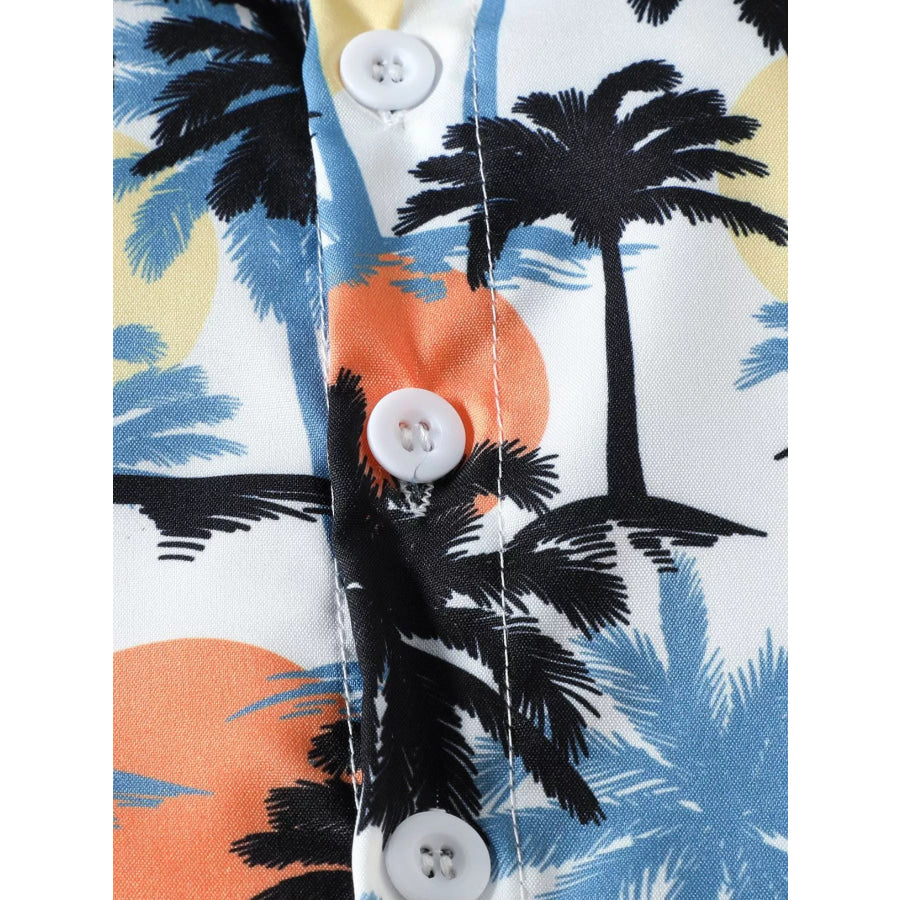 Children’s Tropical Print Shirt and Shorts Set Apparel and Accessories