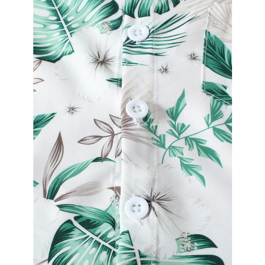 Children’s Tropical Print Shirt and Shorts Set Apparel and Accessories