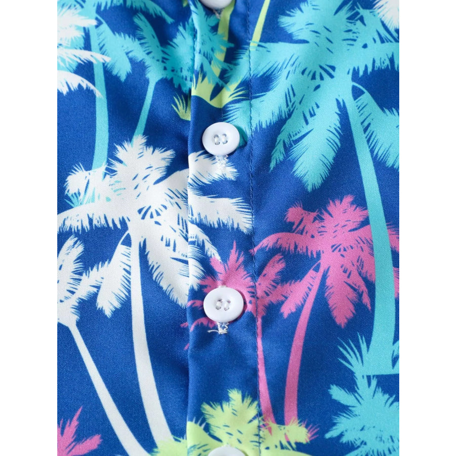 Children’s Tropical Print Shirt and Shorts Set Apparel and Accessories