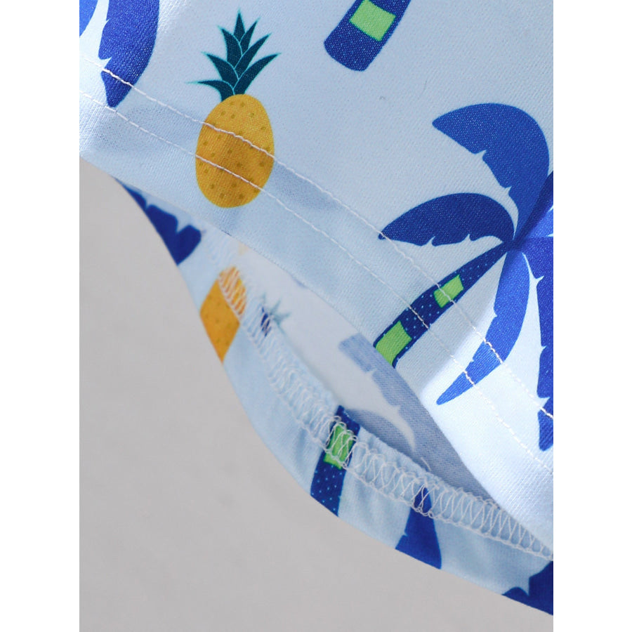 Children’s Tropical Print Tee & Shorts Set Apparel and Accessories