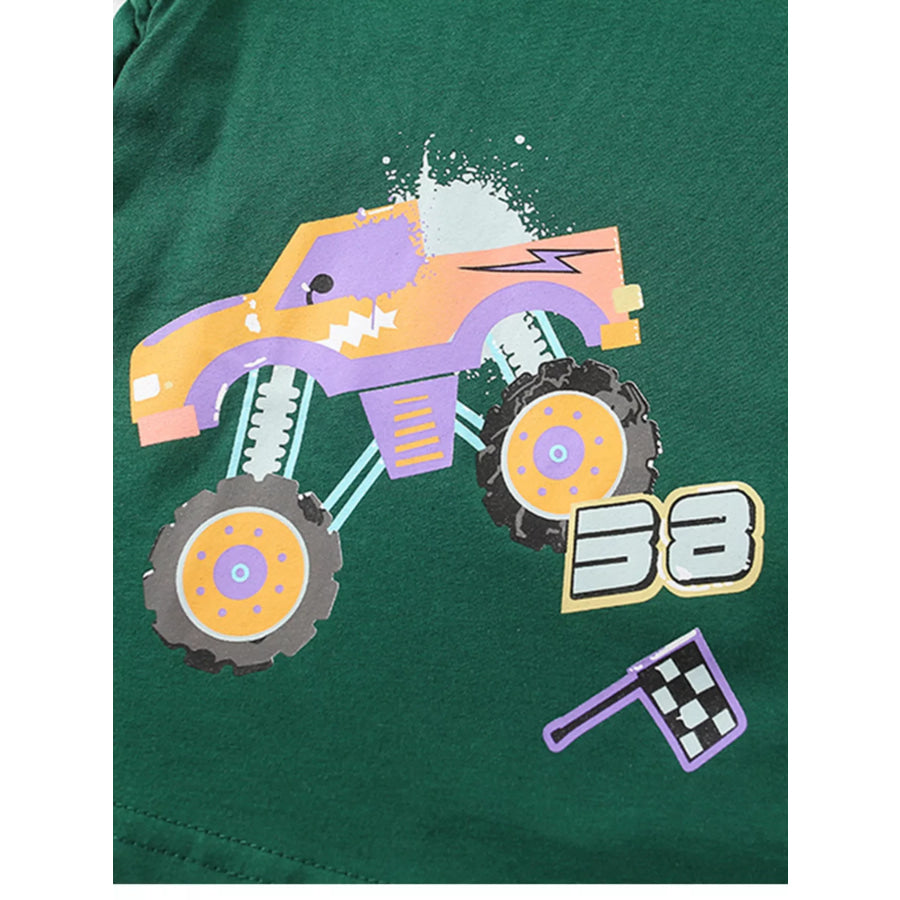 Children’s Truck Graphic Short Sleeve Tee Apparel and Accessories