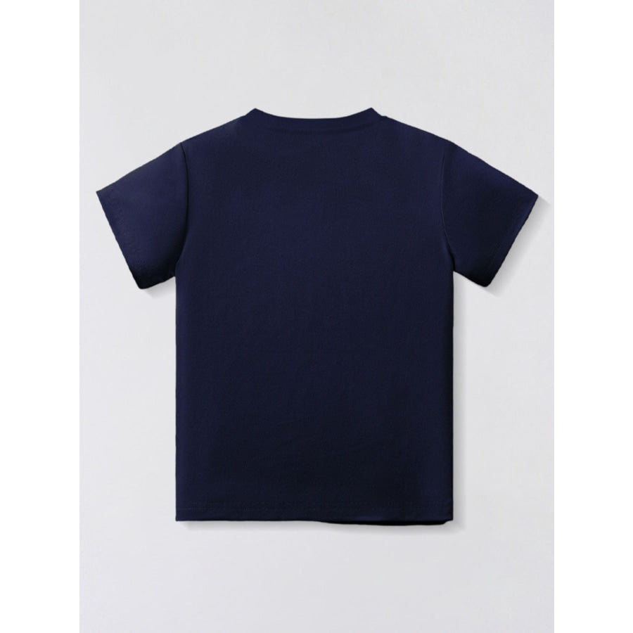 Children’s Truck & Helicopter Graphic Casual T-Shirt Apparel and Accessories