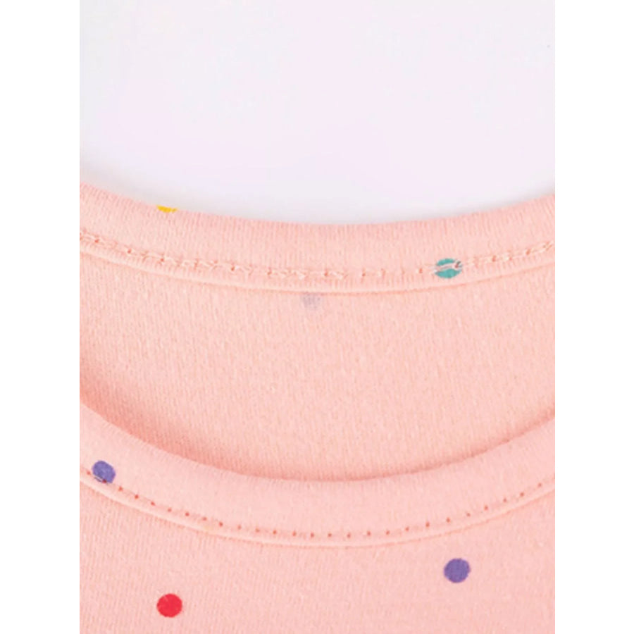 Children’s Tulle Dress with Polka Dots and Bow Detail Apparel and Accessories
