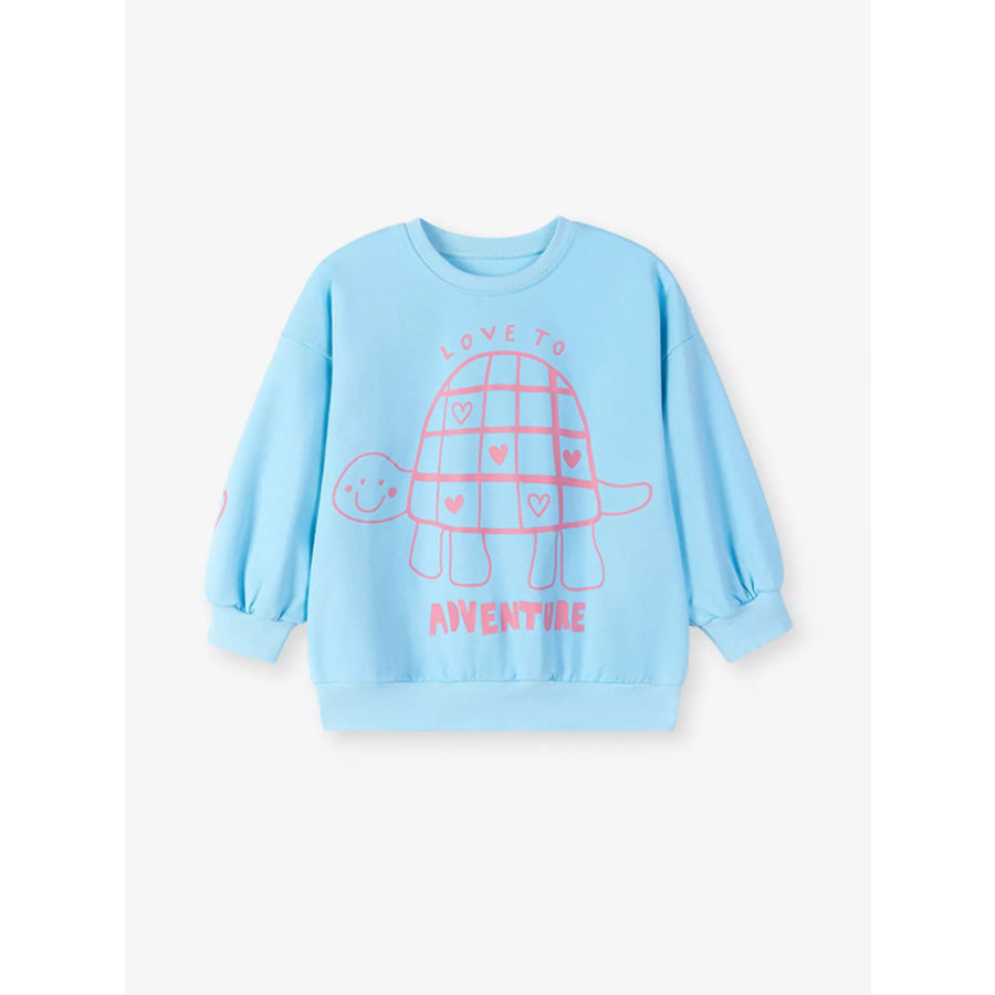 Children’s Turtle Round Neck Top and Pants Set Apparel and Accessories