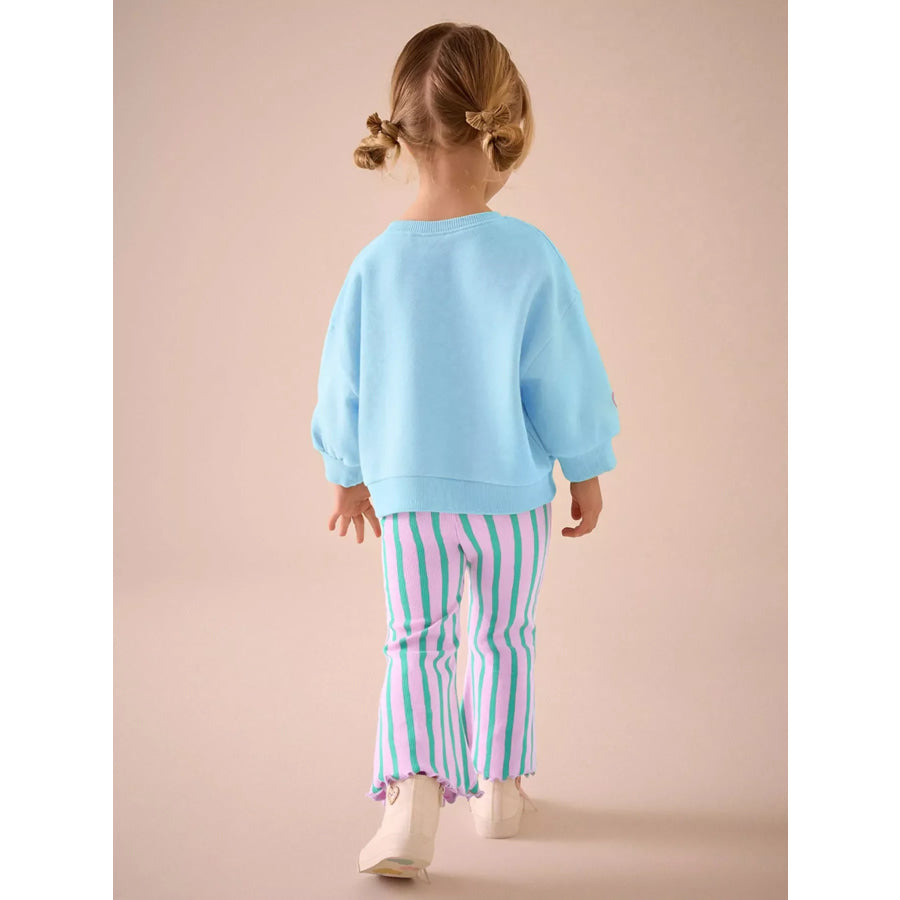 Children’s Turtle Round Neck Top and Pants Set Apparel and Accessories