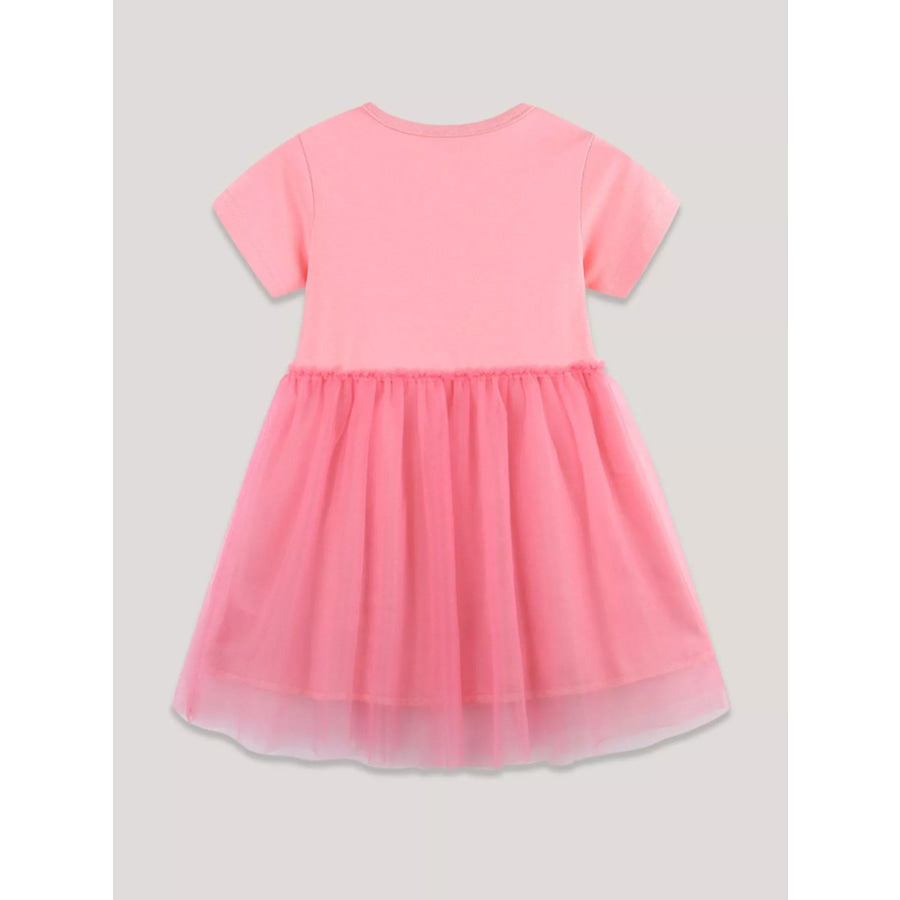 Children’s Unicorn Applique Tulle Dress Apparel and Accessories