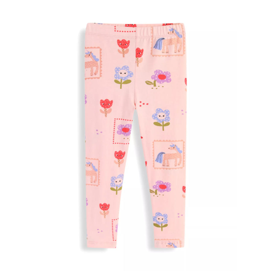 Children’s Unicorn & Floral Print Leggings Apparel and Accessories