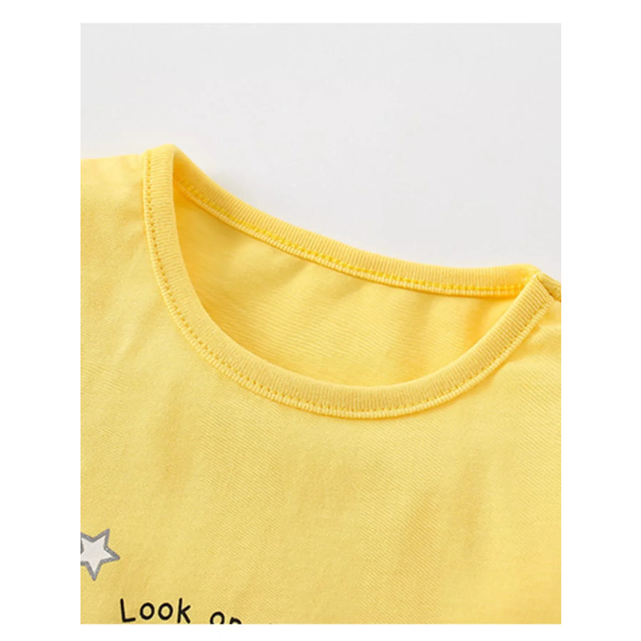 Children’s Unicorn Graphic Ruffle Hem T-Shirt Apparel and Accessories