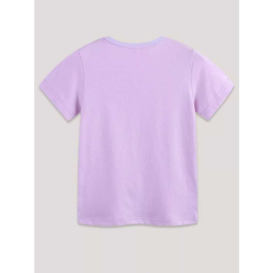 Children’s Unicorn Graphic Short Sleeve T-Shirt Apparel and Accessories