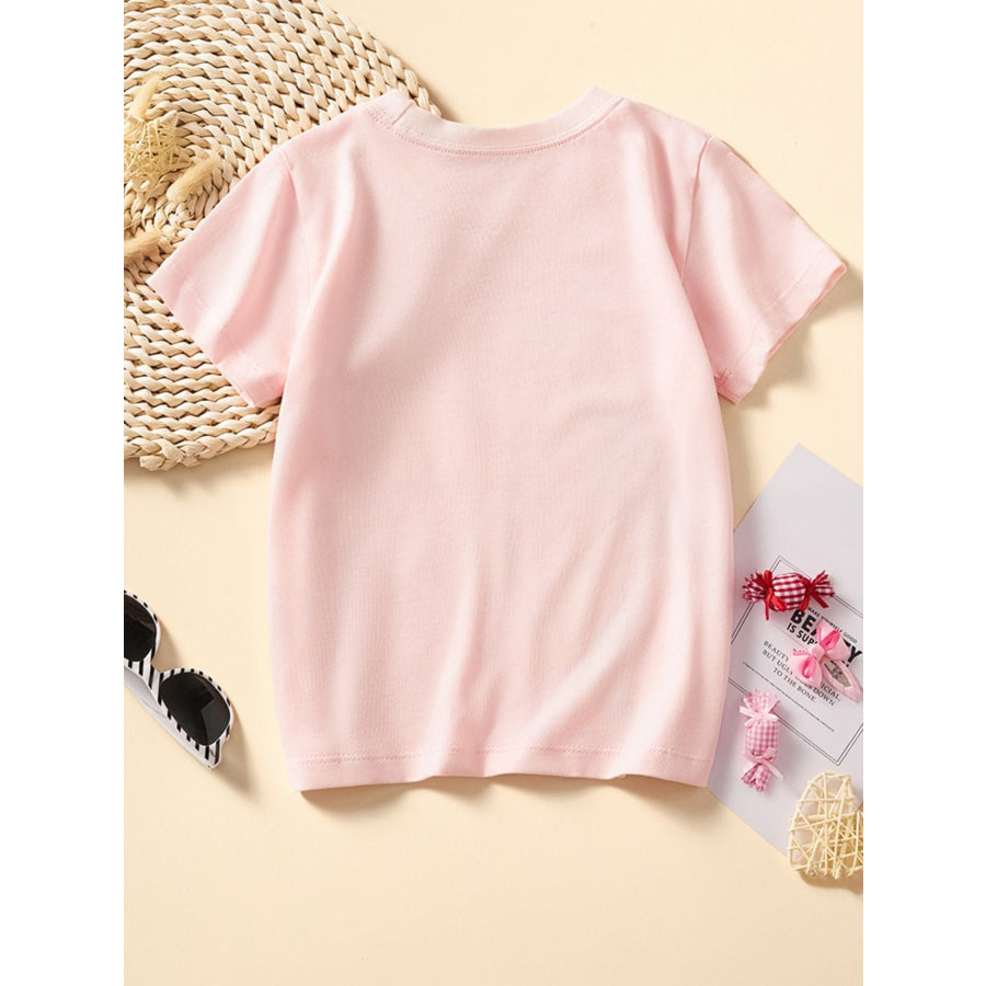 Children’s Unicorn Graphic Short Sleeve T-Shirt Apparel and Accessories