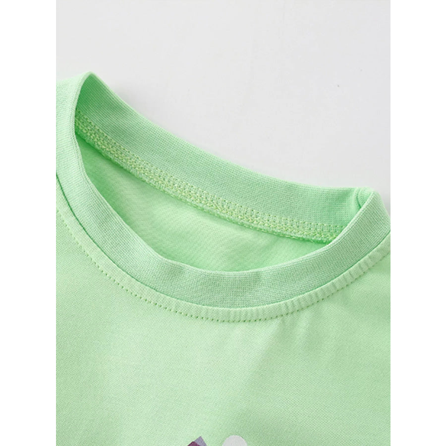 Children’s Unicorn Graphic Short Sleeve T-Shirt Apparel and Accessories
