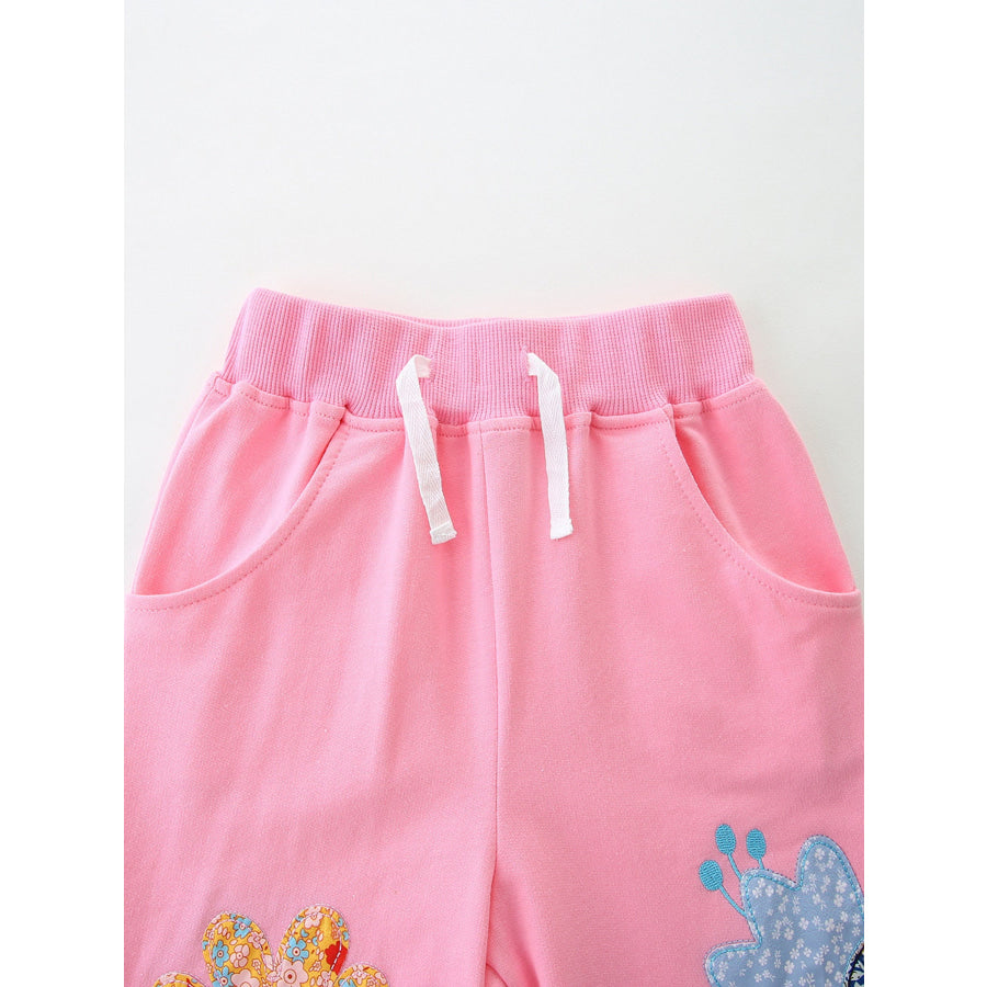 Children’s Unicorn Graphic Tee and Shorts Set Apparel and Accessories