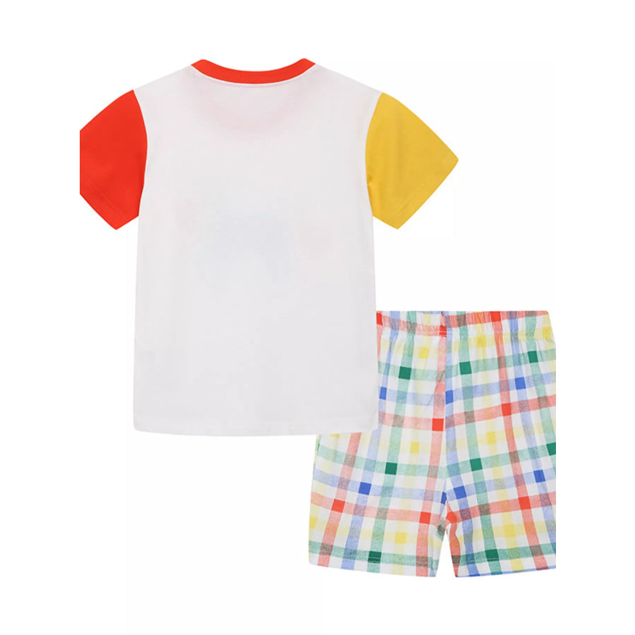 Children’s Unicorn Graphic Top and Shorts Set Apparel and Accessories