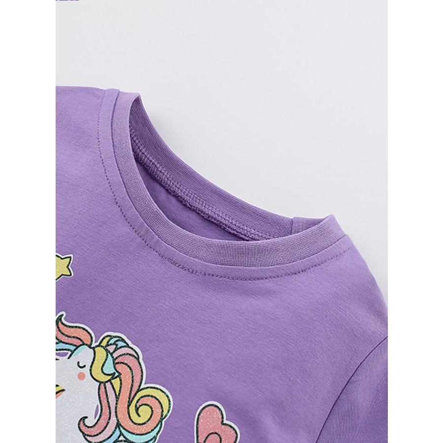 Children’s Unicorn Graphic Tulle Tutu Dress Apparel and Accessories