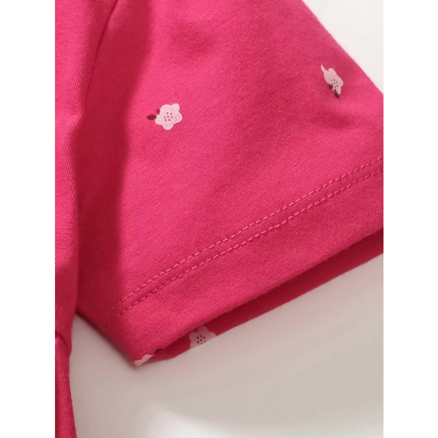 Children’s Unicorn Polka Dot Round Neck Dress Apparel and Accessories