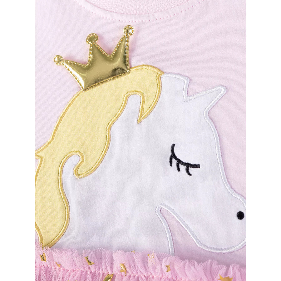 Children’s Unicorn Princess Star Tulle Dress Apparel and Accessories
