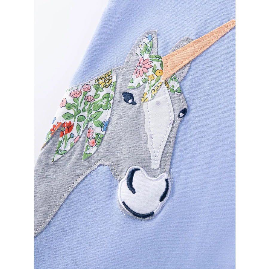 Children’s Unicorn Print Casual Dress Apparel and Accessories