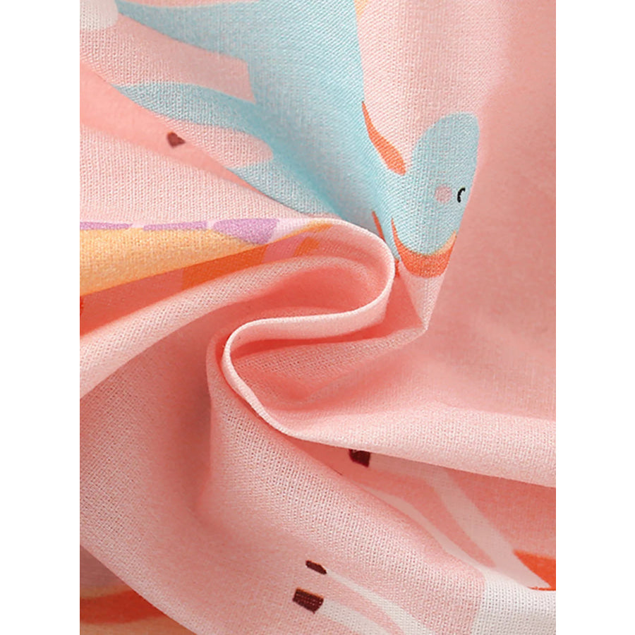 Children’s Unicorn Print Flutter Sleeve Dress Apparel and Accessories