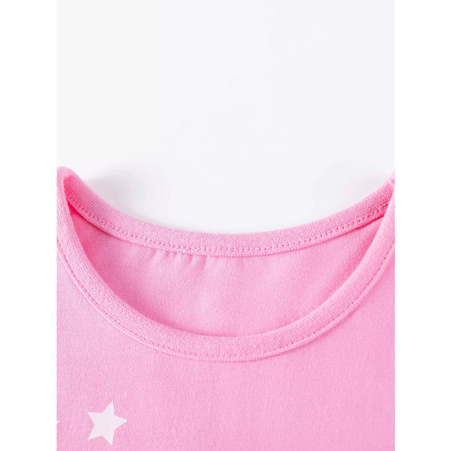 Children’s Unicorn Print Long Sleeve Tulle Dress Apparel and Accessories