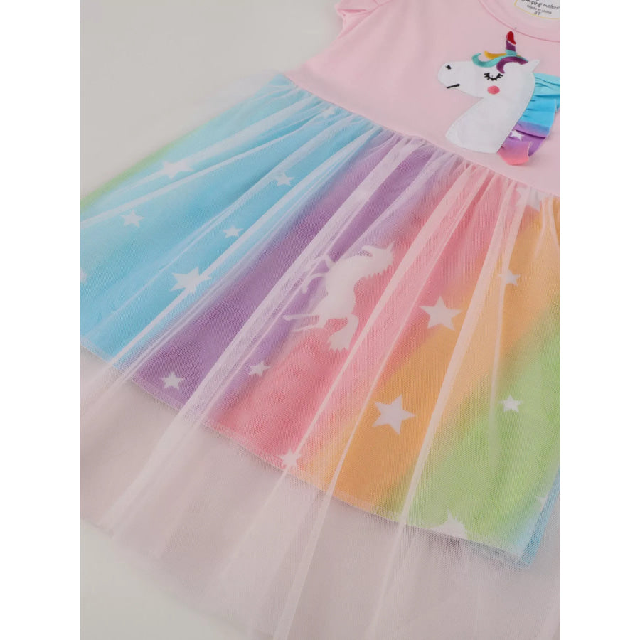 Children’s Unicorn Rainbow Tutu Dress Apparel and Accessories