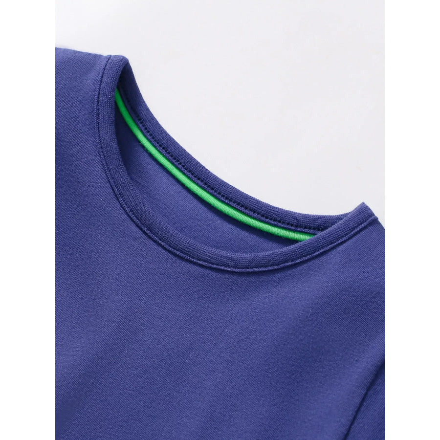 Children’s Unicorn Round Neck Casual Dress Apparel and Accessories