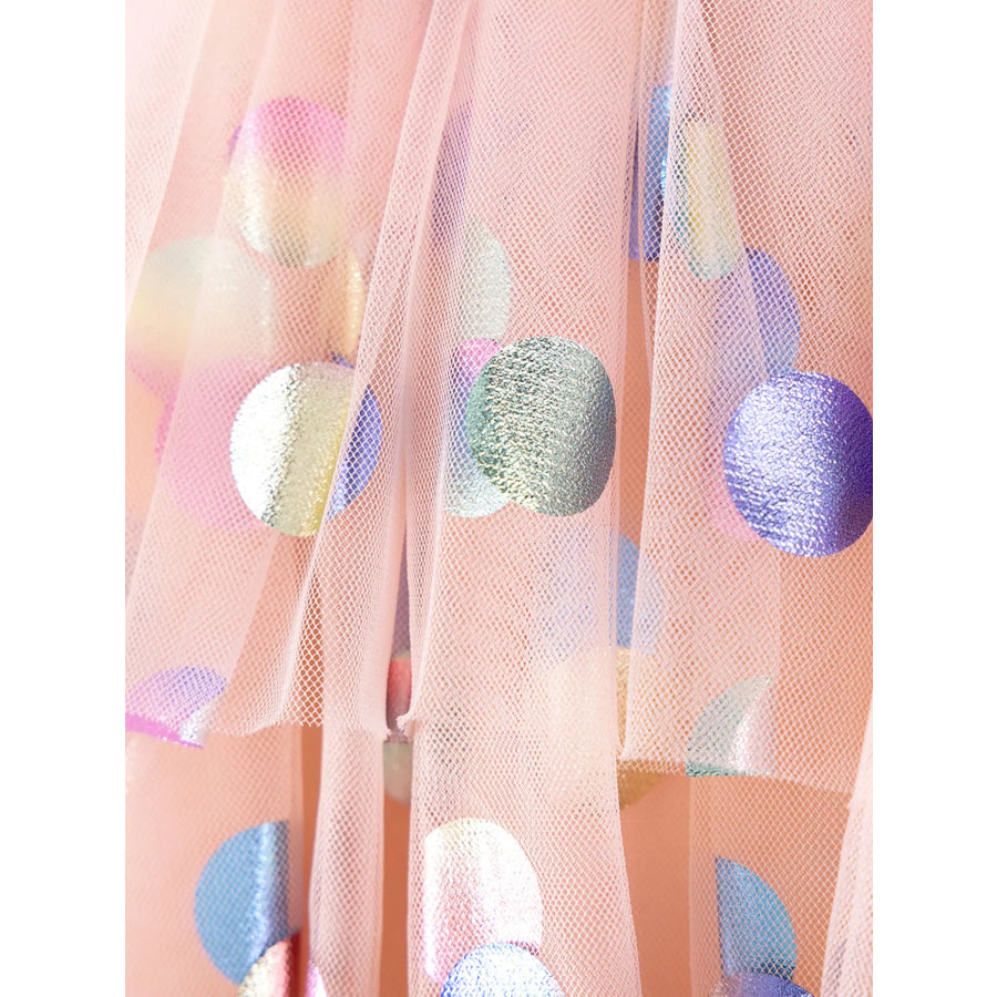 Children’s Unicorn Ruffled Sleeve Tulle Dress Apparel and Accessories