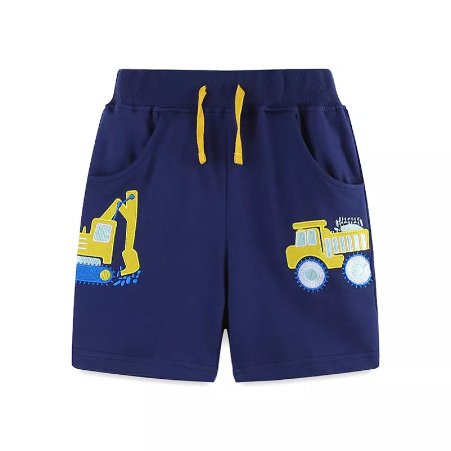 Children’s Vehicle Print T-Shirt and Shorts Set Apparel and Accessories
