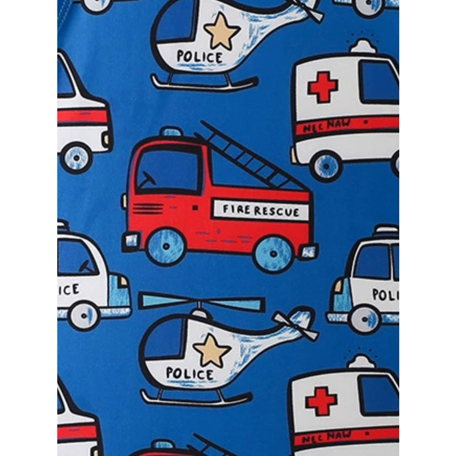 Children’s Vehicle Print Tank Apparel and Accessories