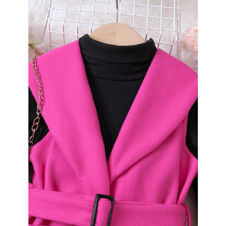 Children’s Vest & Top & Beret 3-Piece Set Apparel and Accessories