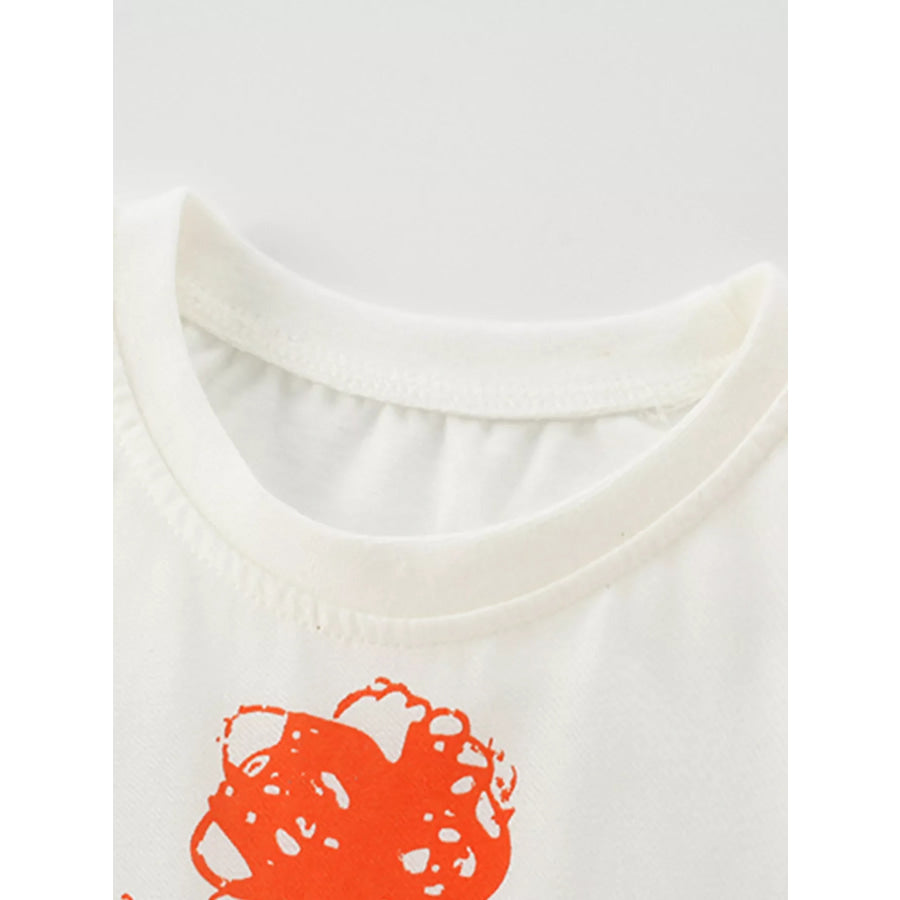 Children’s Volcano Round Neck Short Sleeve T-Shirt Apparel and Accessories