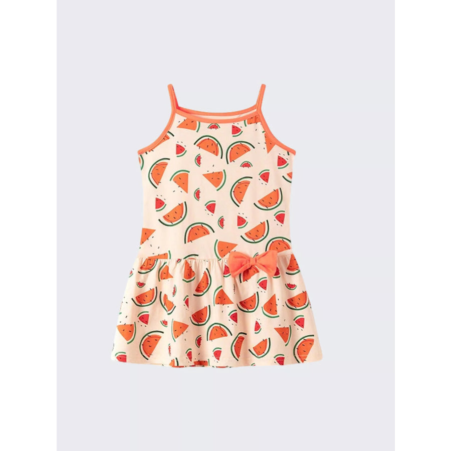 Children’s Watermelon Print Sleeveless Sundress Apparel and Accessories