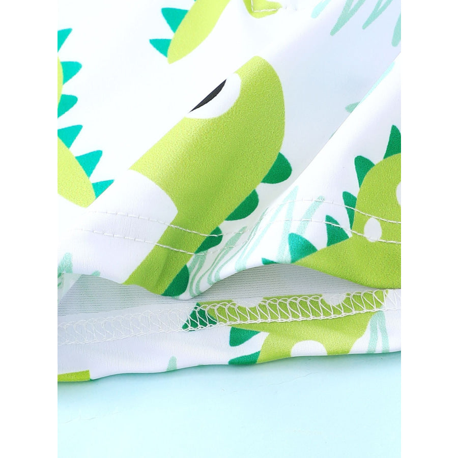 Children’s Whale Print Long Sleeve Swimwear Set Apparel and Accessories