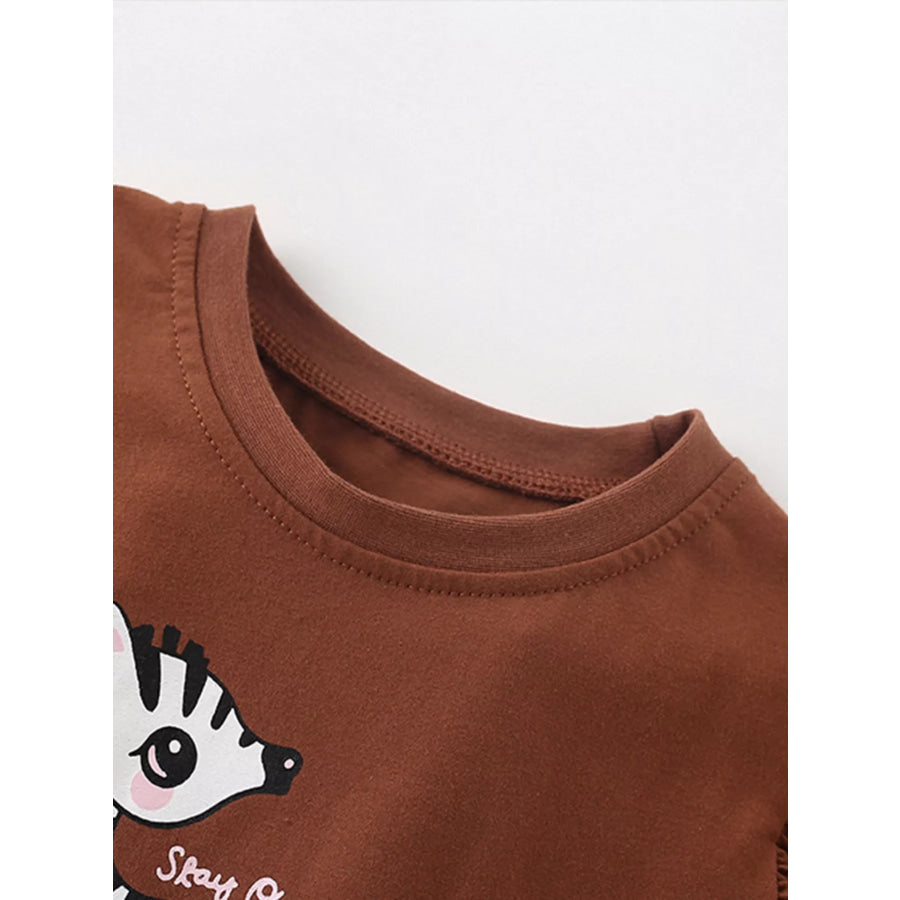 Children’s Zebra Ruffle Cap Sleeve Top Apparel and Accessories