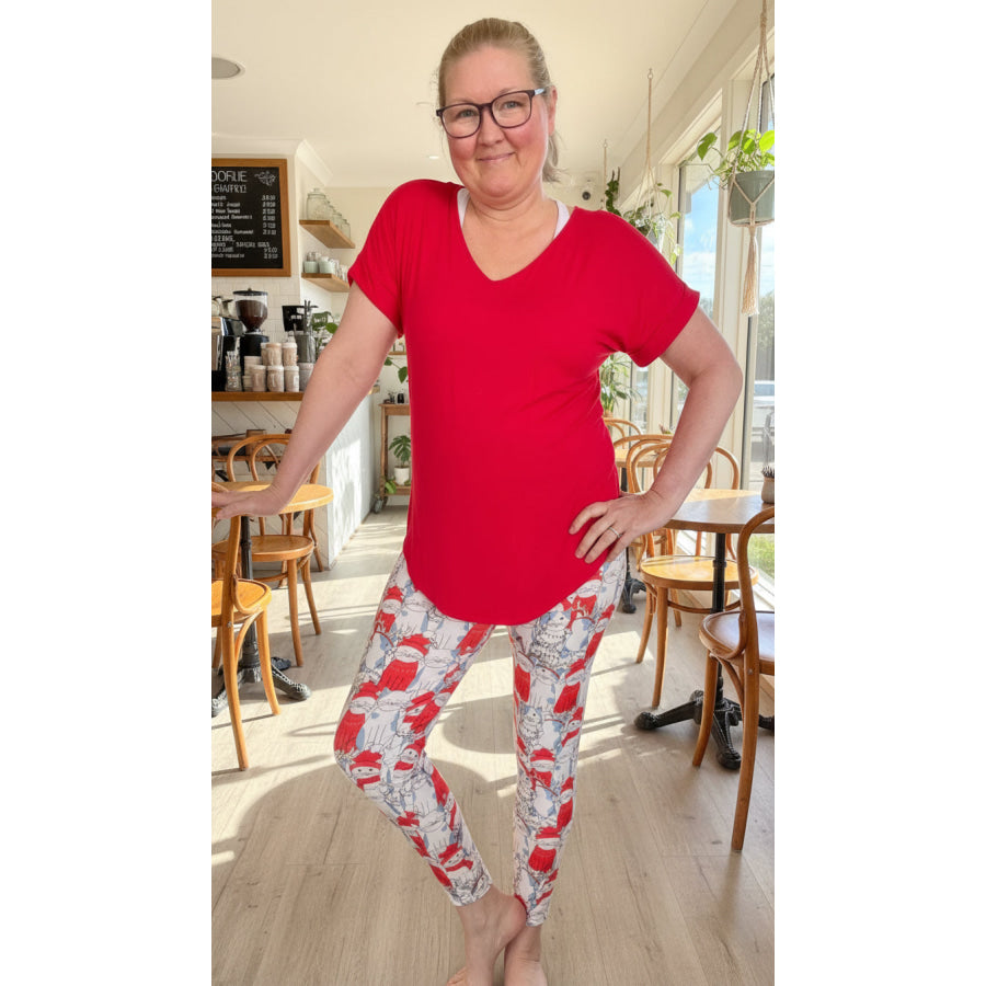 Christmas Cats Leggings OS Leggings