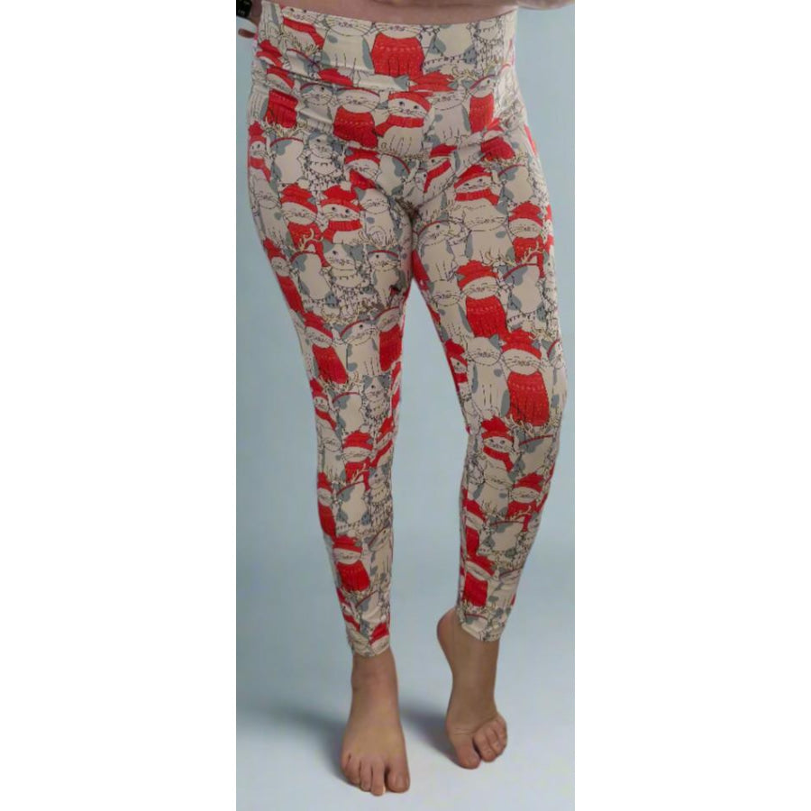 Christmas Cats Leggings Leggings