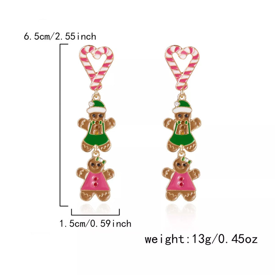Christmas Dangle Earrings Apparel and Accessories