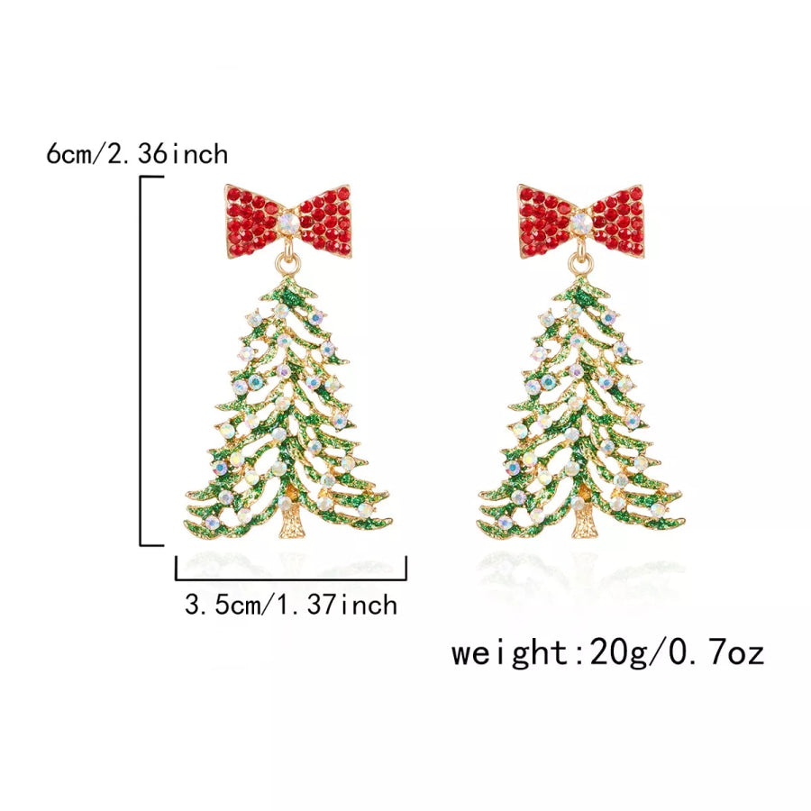 Christmas Dangle Earrings Apparel and Accessories