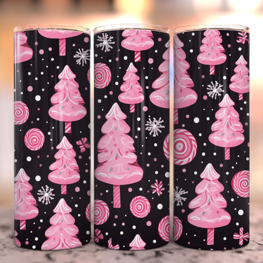 Christmas Doodle Stainless Steel Tumbler Food &amp; Beverage Carriers