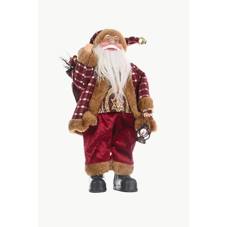 Christmas Standing Santa Claus Figure Apparel and Accessories