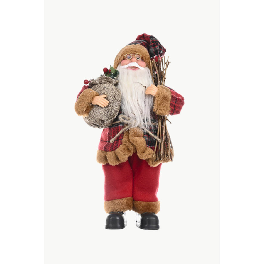 Christmas Standing Santa Claus Figure Apparel and Accessories