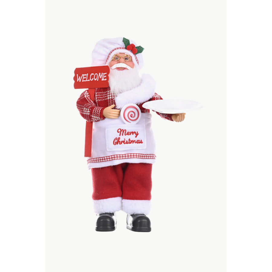 Christmas Standing Santa Claus Figure Apparel and Accessories